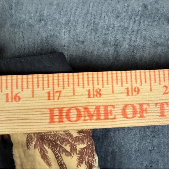 Tommy Bahama Black and Brown Flat Front Shorts - Picture 6 of 14